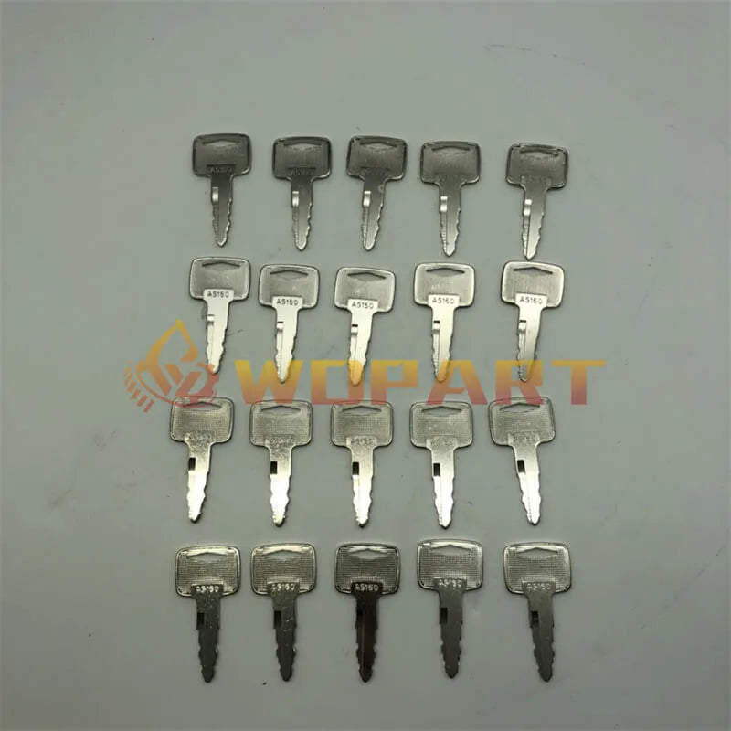 5PCS A5160 91A07-01910 Ignition Keys for Caterpillar CAT Mitsubishi Forklift