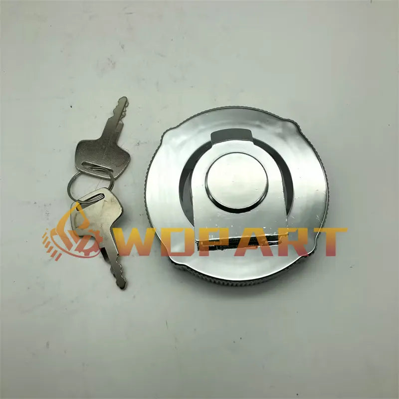 Fuel Tank Cap with 2 Keys RC101-51120 for Kubota KX101 KX121-2 KX151 KX161-2 KX41-2 KX41H KX61-2 KX71 KX91-2