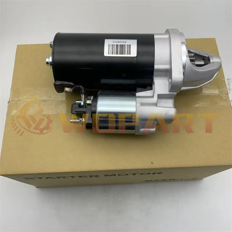 RE508922 Starter Motor for John Deere Tractor 244J 304J 313 315 317 320 325 328 Replacement