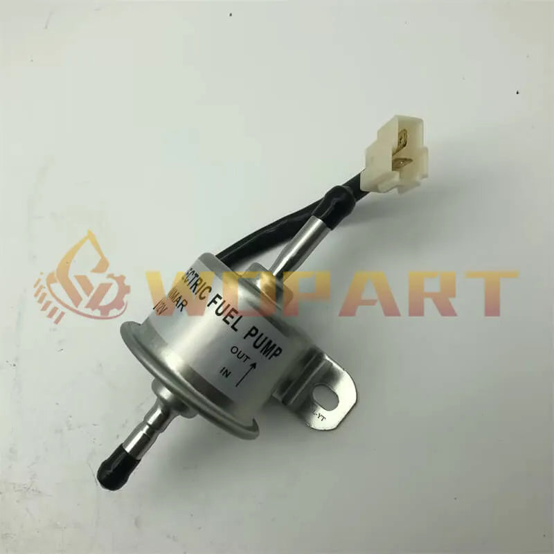 WDPART Replacement 119225-52102 Electric Fuel Pump for Yanmar 2TNV70 3TNV88 4TNV88 Engine