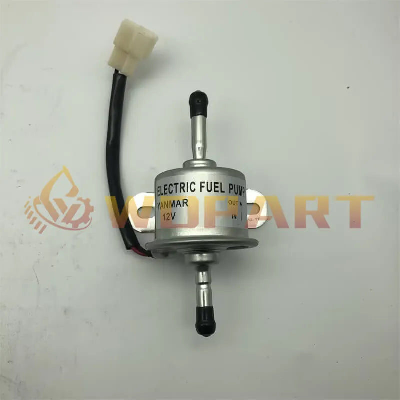 WDPART Replacement 119225-52102 Electric Fuel Pump for Yanmar 2TNV70 3TNV88 4TNV88 Engine