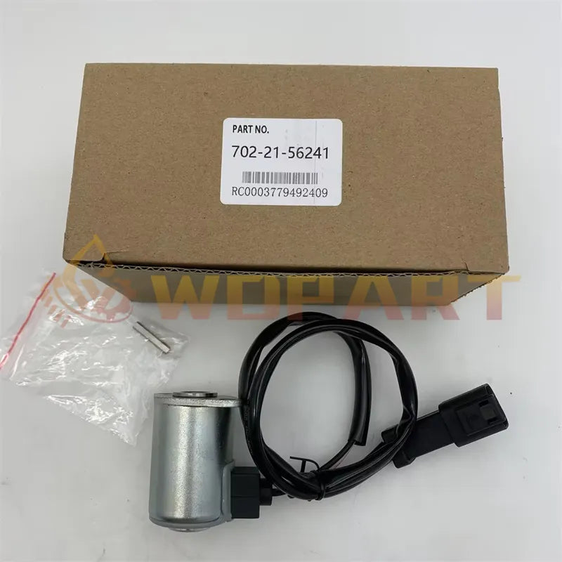 Solenoid 702-21-56241 for Komatsu D85PX-15 D85MS-15 D85EX-15 D65WX-16 D65WX-15 D65PX-17 D41P-6