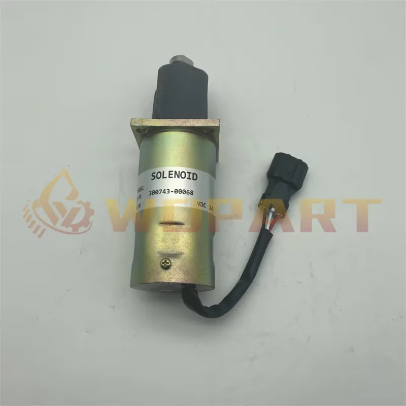 Stop Solenoid 24V 300743-00068 for DaeWoo Doosan D1146T