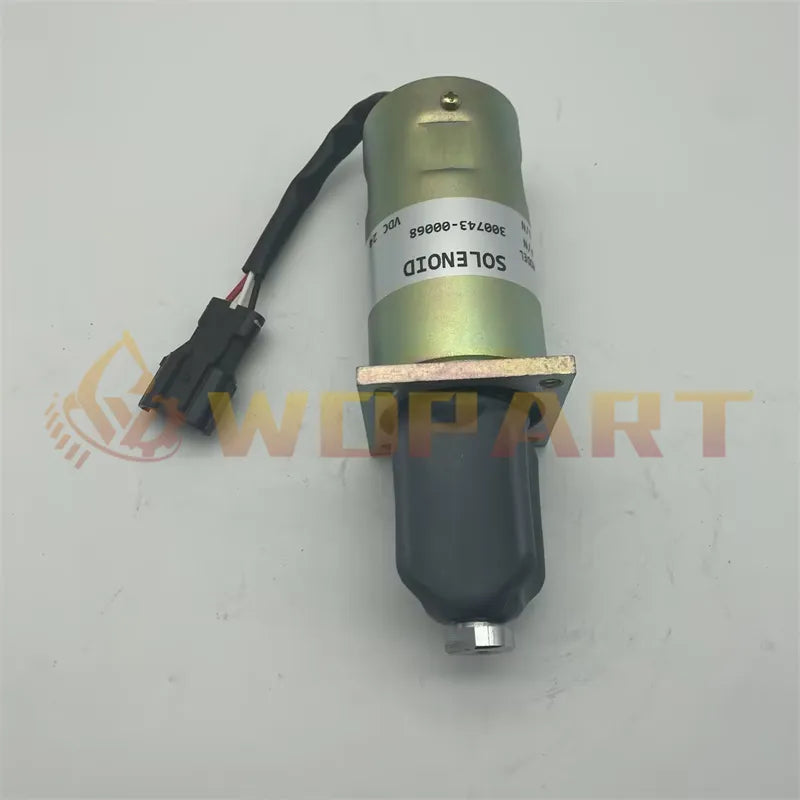 Stop Solenoid 24V 300743-00068 for DaeWoo Doosan D1146T