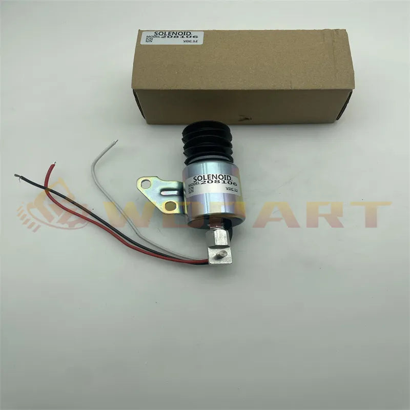Stop Solenoid 208106 for Bobcat 250 D NT 50 Trailblazer 302 301 D