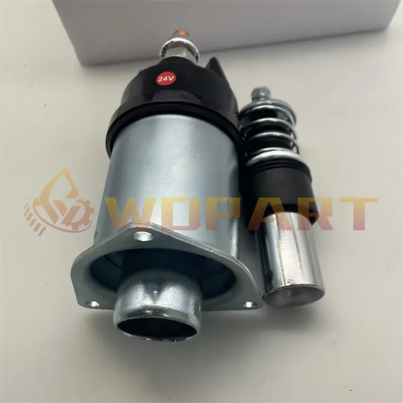 WDPART 3E7859 24V Solenoid for Caterpillar CAT Engine 3116 3126B & Wheel Loader 950G & Crawler 953C D5M