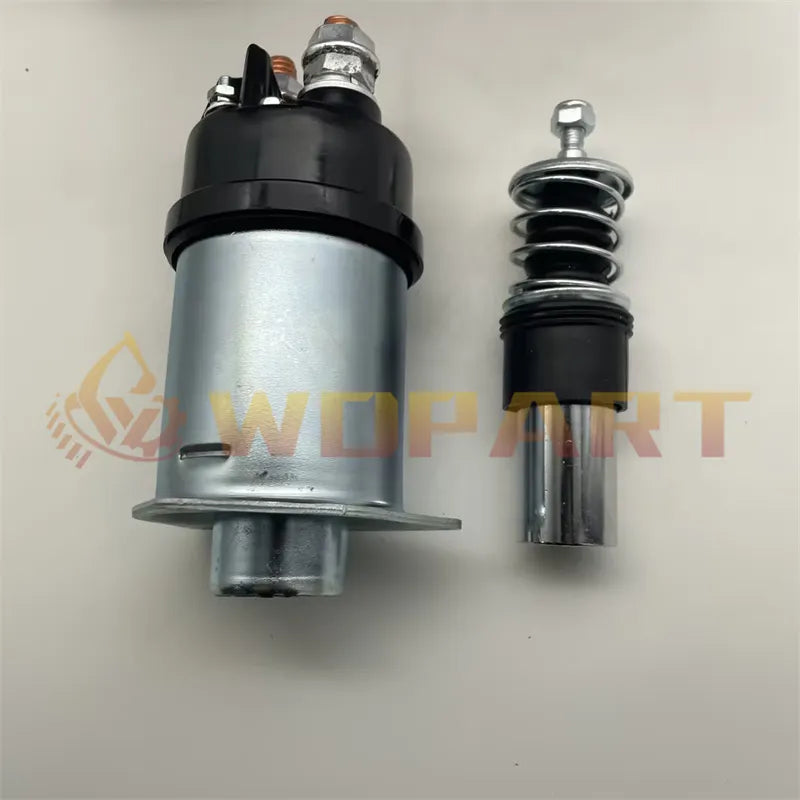 WDPART 3E7859 24V Solenoid for Caterpillar CAT Engine 3116 3126B & Wheel Loader 950G & Crawler 953C D5M