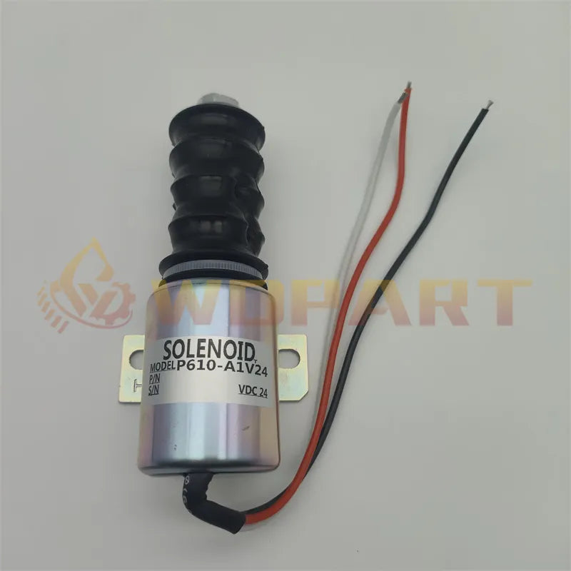 WDPART Fuel Shut Off Solenoid P610-A1V12 P610-A1V24 for Trombetta