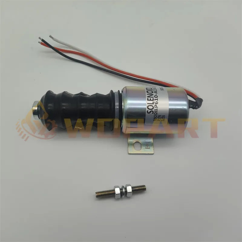 WDPART Fuel Shut Off Solenoid P610-A1V12 P610-A1V24 for Trombetta