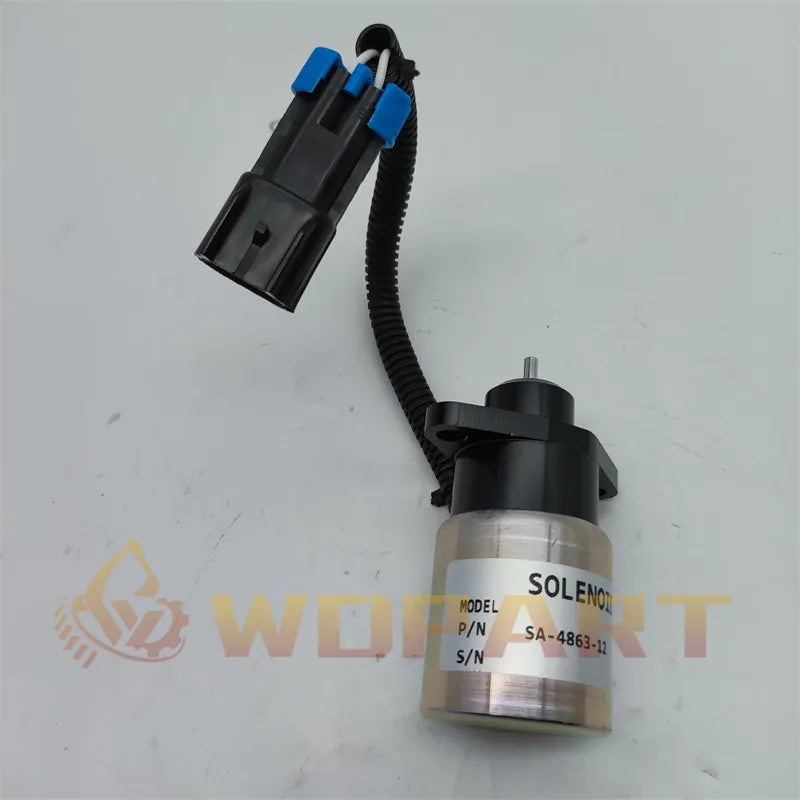 12V Actuator Fuel Shutoff Solenoid 0175-12A5C9S SA-4863-12 for Kubota Engine