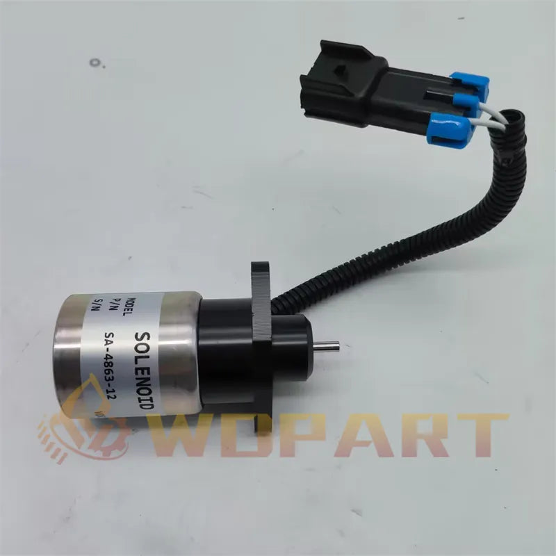 12V Actuator Fuel Shutoff Solenoid 0175-12A5C9S SA-4863-12 for Kubota Engine