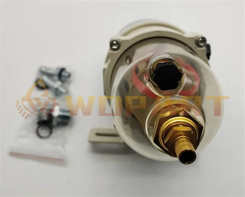WDPART Diesel Filtration 60GPH 30 MIC RAC 500FG30 Water Separator for Racor Turbine 500 Series