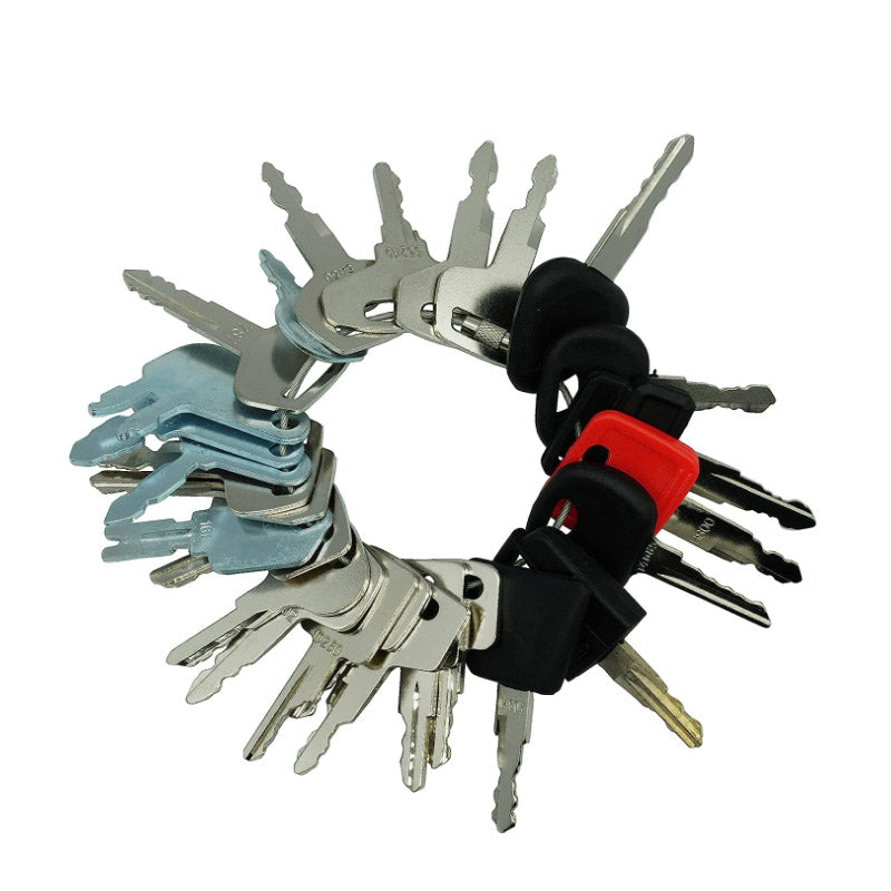 27 Heavy Equipment Construction Ignition Key Set for Excavator Tractor Forklift Lawn mover