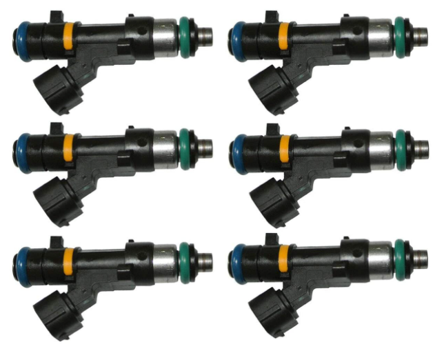 6PCS Bosch 0280158042 Fuel Injector for Nissan Murano 350Z Infiniti G35 FX35 M35 3.5L