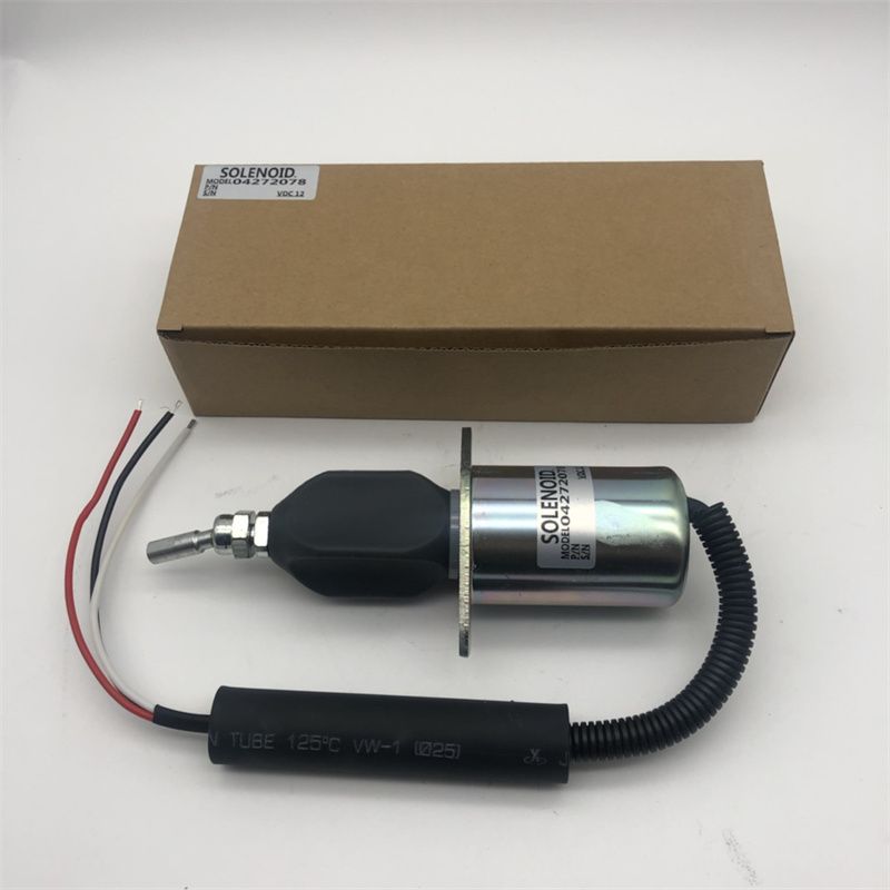 0427 2078 04272078 Stop Solenoid Valve 12V for Haulotte HA16PX Lift Platform With Deutz Cummins Engine