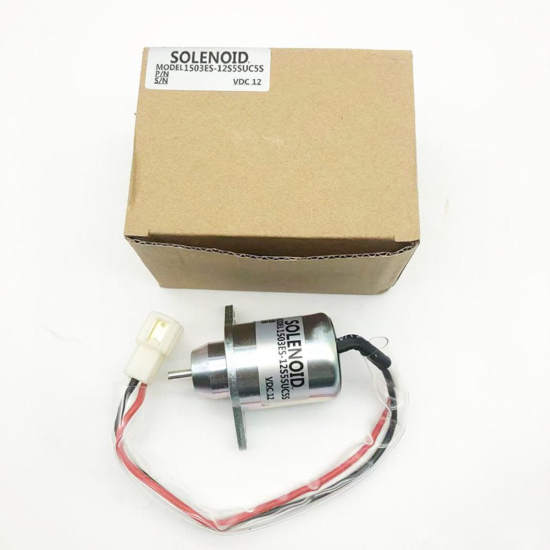 119653-77950 Fuel Shut Off Shutdown Solenoid for Yanmar John Deere X495 X595 X740 4110 4115 1435 1445 1545 1565 | WDPART