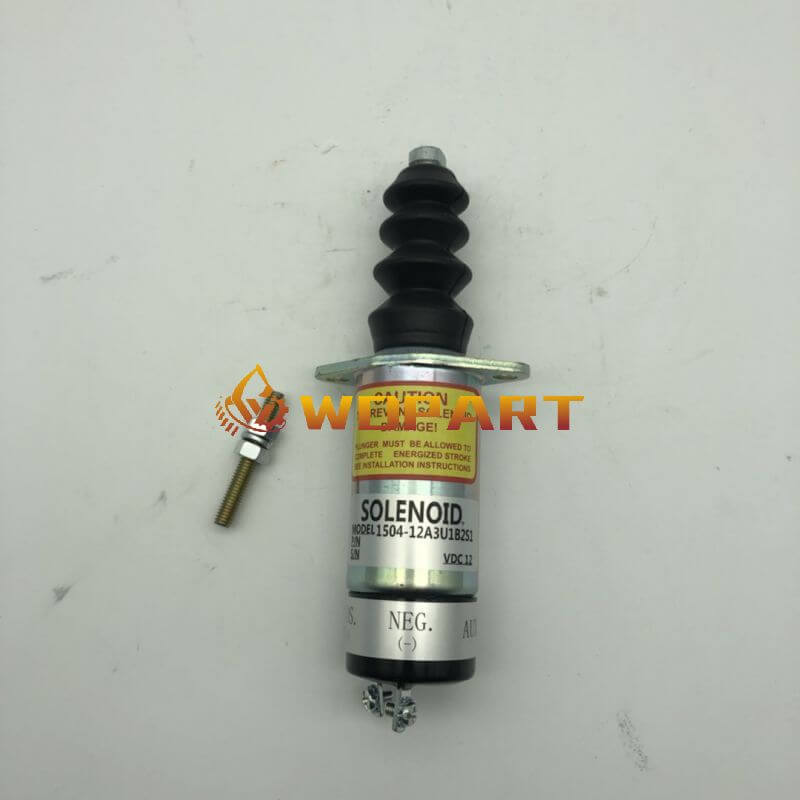 Stop Solenoid 12V AM108771 AM108772 1504-12A3U1B2S1 D610-A3V12 for Trombetta John Deere 430