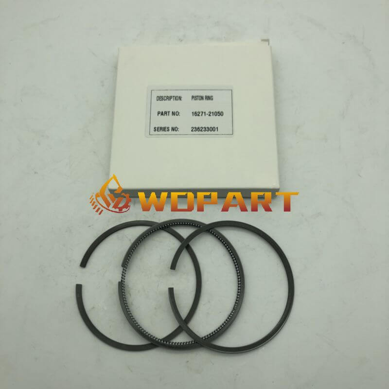 Replacement 16271-21050 Piston Ring Set for Kubota D1005 V1305 Diesel Engine