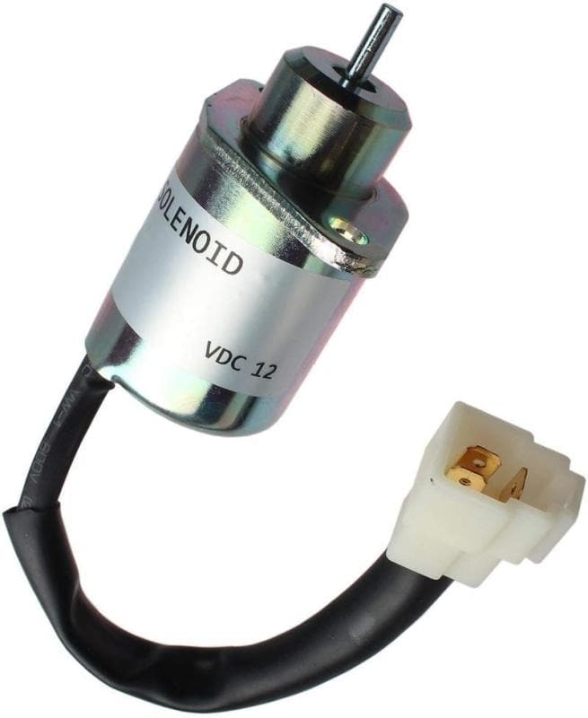 Stop Solenoid 1661660010 12V for Kubota B1700 B1700E B21 B2100 B2100D BX2200 B2400 | WDPART