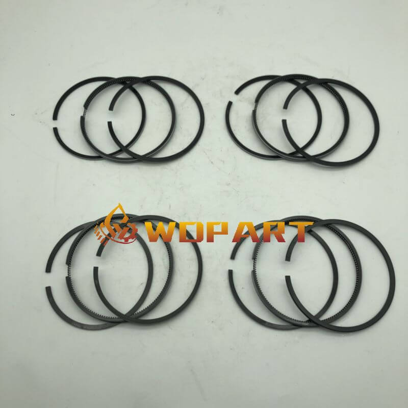 4PCS Piston Ring STD 87MM 17331-21050 17331-21090 for Kubota V2203 D1703 V2403 Bobcat Tractor 753 763 773 7753