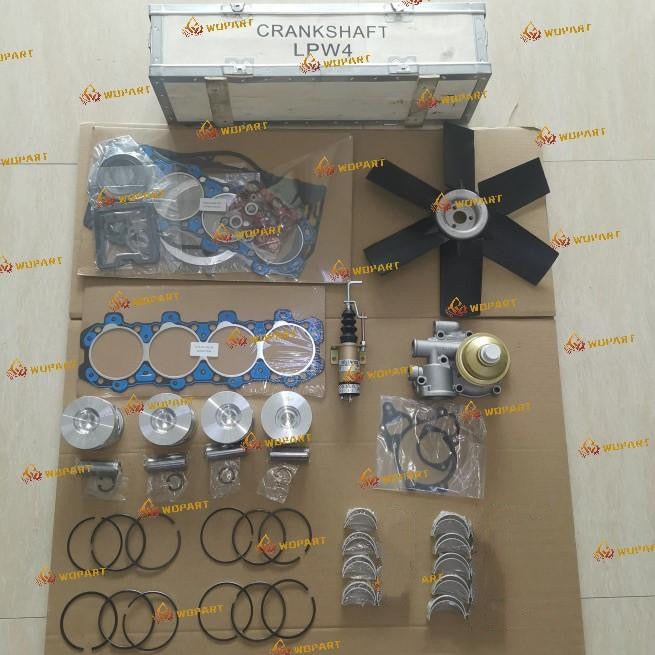 Full Overhaul Kit for Lister Petter LPW4 4 Cylinder | WDPART