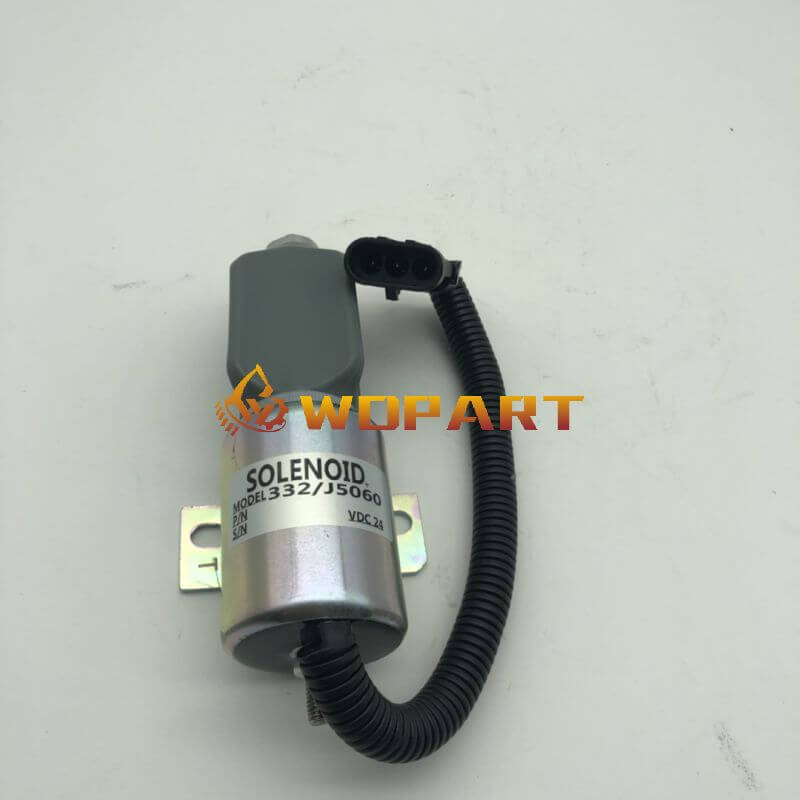 332/J5060 716/30091 stop solenoid for JCB S130 S220 Excavator Isuze 4BG1 Engine