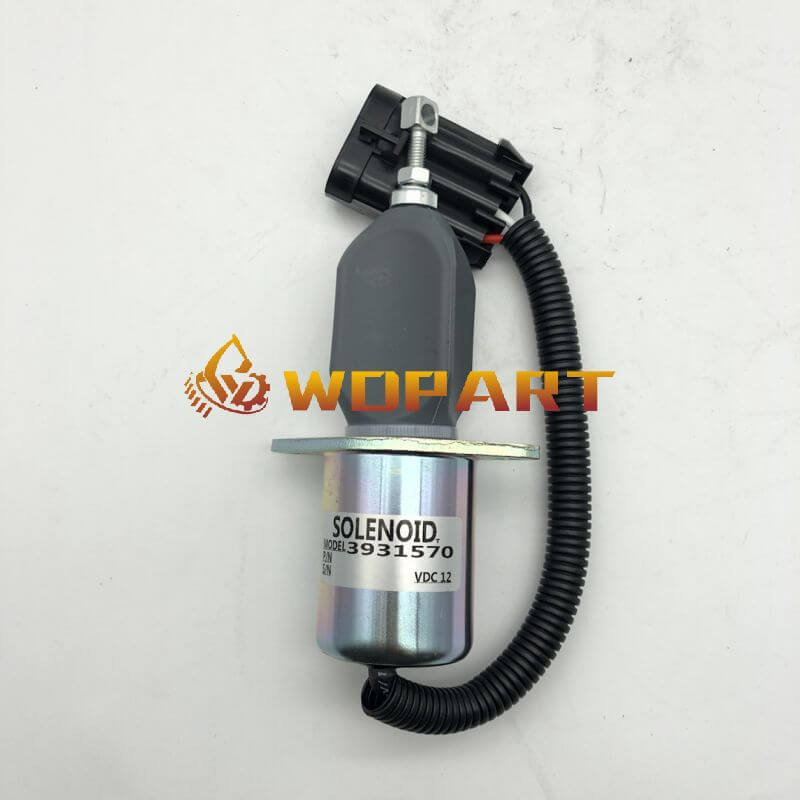 Wdpart SA-4981-12 3800723 3931570 1050250 5016244AA 4089574 BG2X9N392AA 12V Stop Solenoid For Cummins 6CT Ford