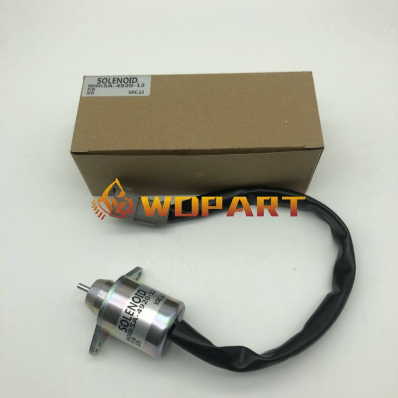 12V Fuel Stop Solenoid Valve 42-100 41-9100 for Yanmar 2.49 3.74 3.88 3.95 4.82 Thermo King Engine