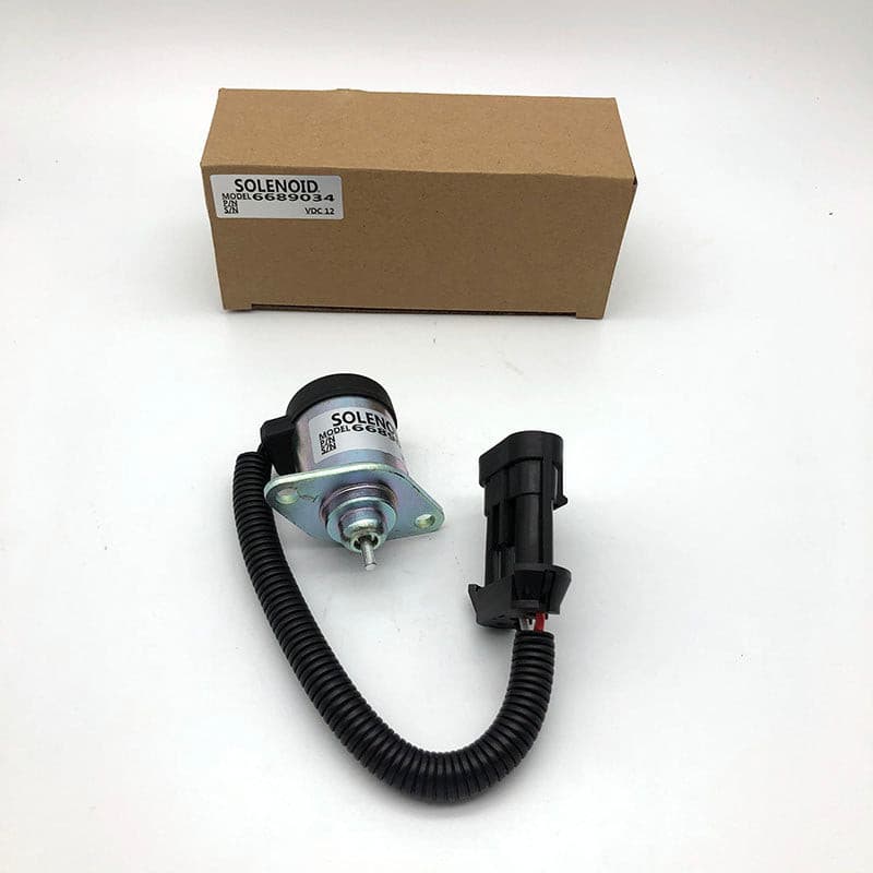 6689034 1G577-60010 1G577-60011 Stop Solenoid 12V for Bobcat Skid Steer Loader S850 S750 T870 A300 S770 S300 Kubota | WDPART