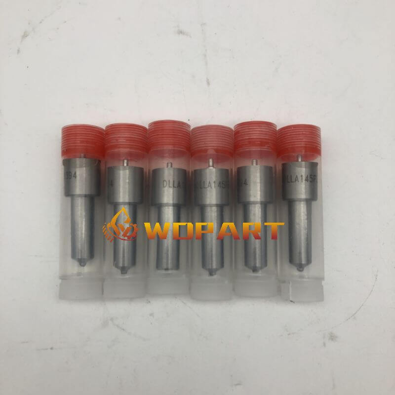 6Pcs Bosch Fuel Injector Nozzle DLLA145P394 3410401848082 0433171281 for Volvo PENTA KAD42 KAMD42