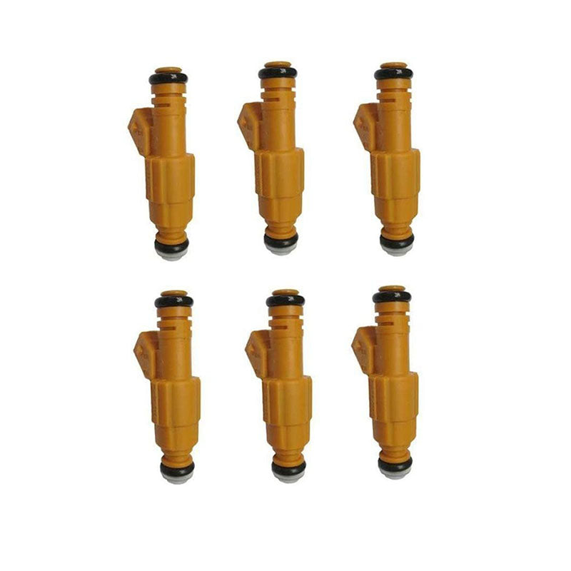 6Pcs Fuel Injectors 0280155710 For Ford Thunderbird Mercury Cougar Ford Explorer Jeep Cherokee Wrangler Comanche 4.0L