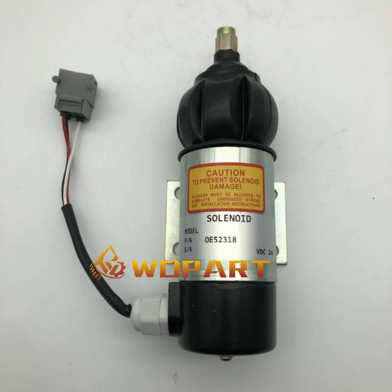 Shutoff Solenoid Valve OE52318 51557 872825 873754 3 Lines for Volvo Penta TAMD61A