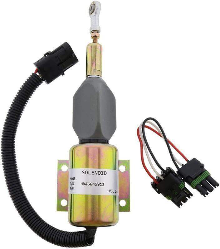 RE502474 RE516083 Electric Stop Solenoid 24V for John Deere Excavator 120 160LC Cummins 6CT