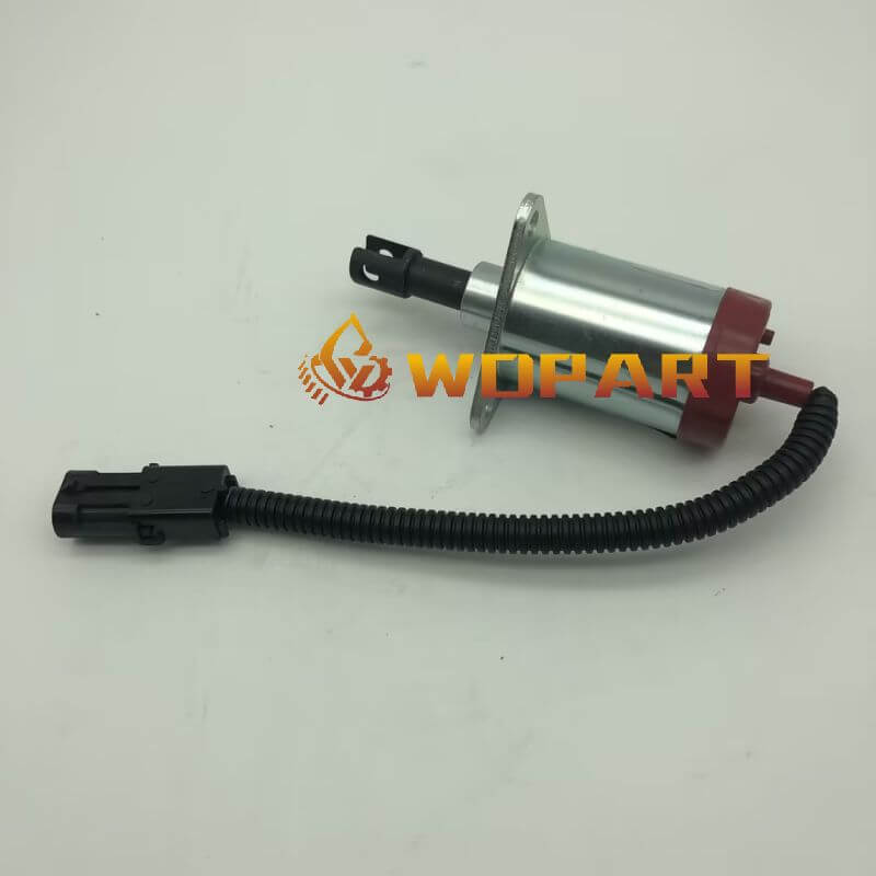 WDPART RE526570 Stop Solenoid 12V for John Deere 2.4L 2.4 4024TF TF270 4024 3.0L 3.0 Engine 313 315 317 325 332 244J 304J Loader