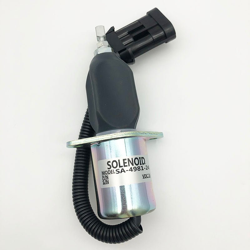 24V Stop Solenoid 3800723 SA-4981-24 For Dodge 94-98 5.9L Cummins Engine | WDPART